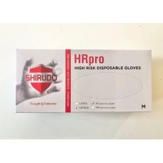 NITRILE ORANGE GLOVE SIZE M 100 PCS X BOX